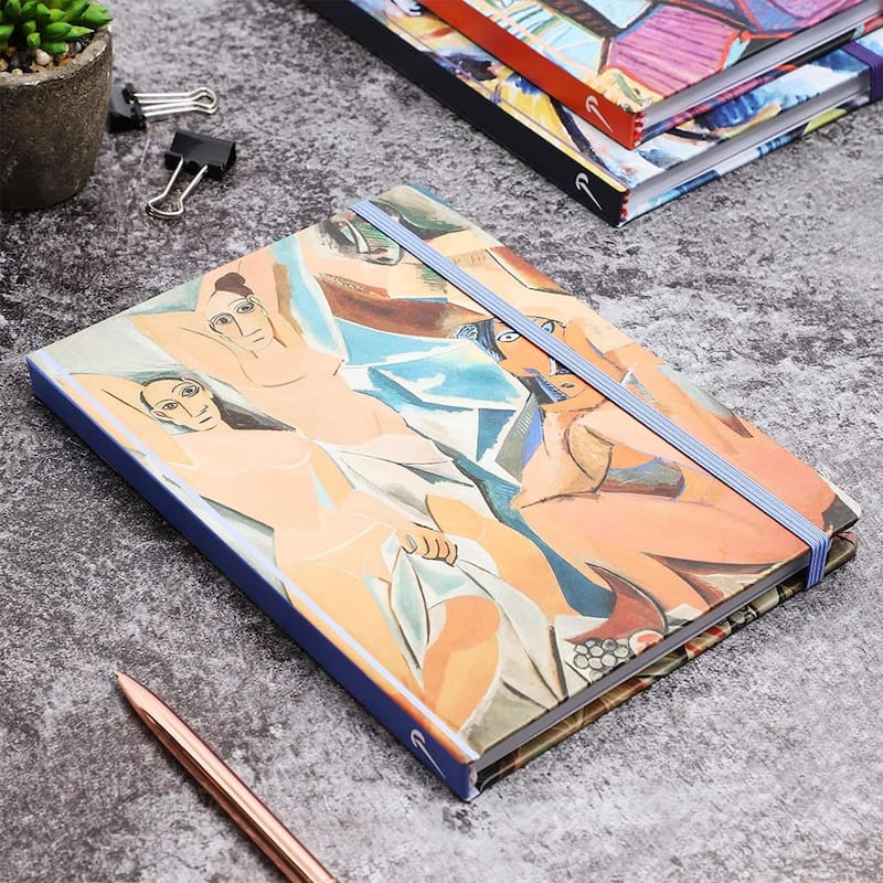 The Gifted Stationary 3 Pack Pablo Picasso Hard Cover Diary Journals Lined 80 Pages Notebooks, 7 x 5"