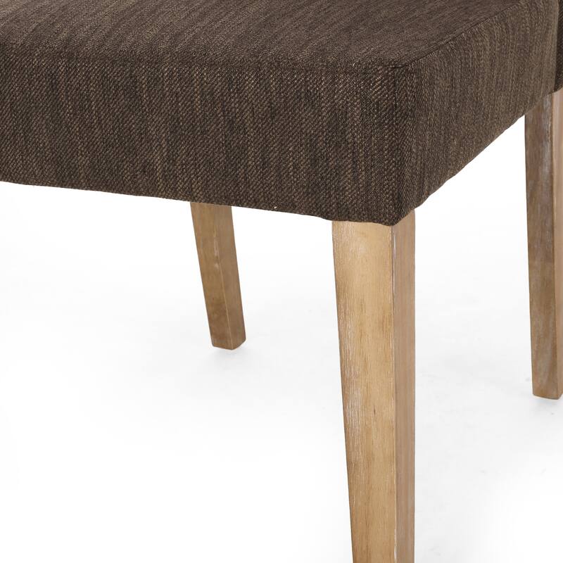 Kuna Contemporary Upholstered Dining Chair (Set of 2) by Christopher Knight Home