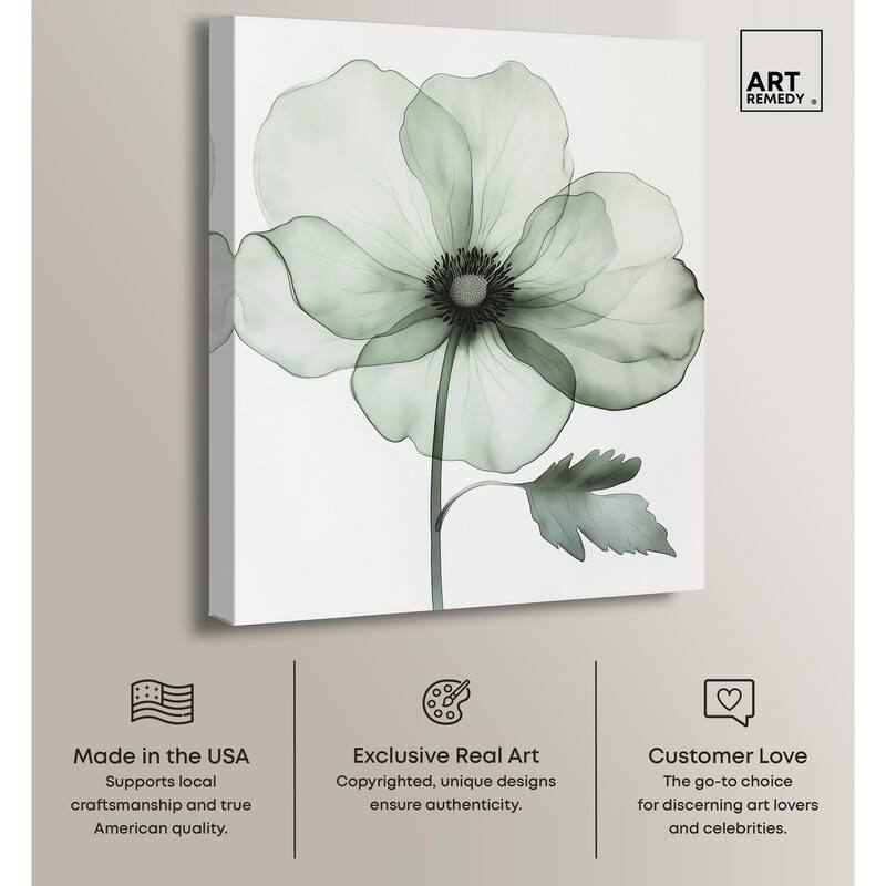 Delicate Stamen IV Canvas by Art Remedy, Gallery Wrapped