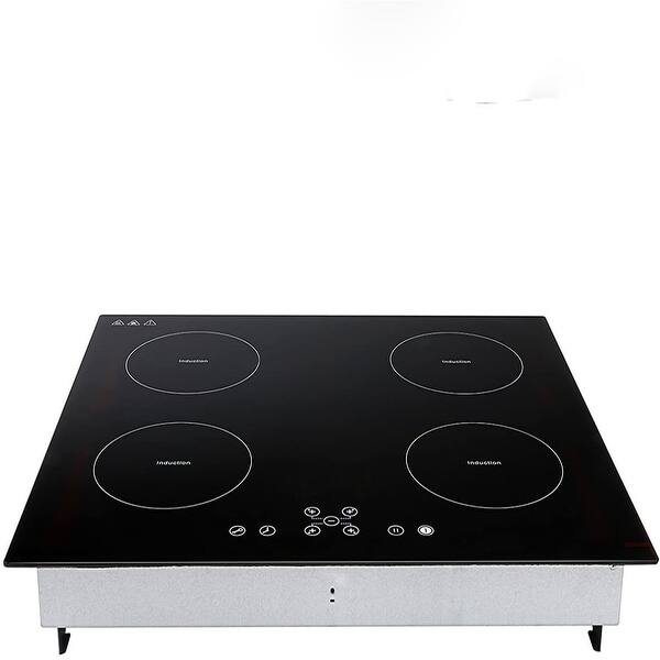 23 Inch 220V Induction Cooker 4 Burners Stoves Glass Plate Kitchen