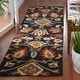 preview thumbnail 30 of 121, SAFAVIEH Fiorello Handmade Blossom French Country Wool Area Rug 2'3" x 10' Runner - Charcoal/Multi - Runner