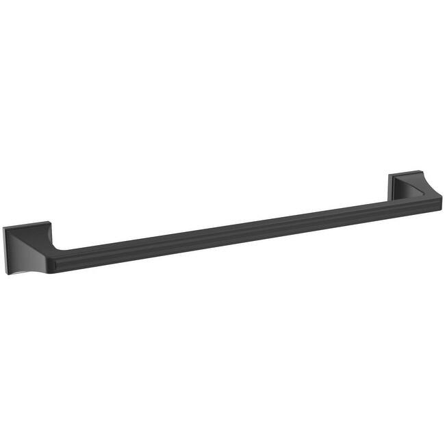 Amerock Mulholland 18" Towel Bar - Matte Black