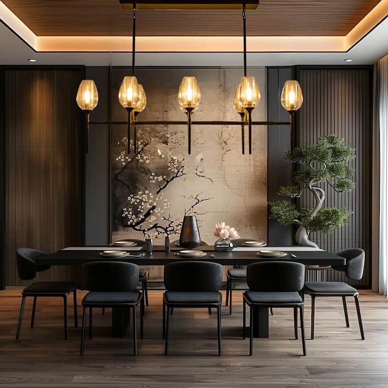 KAYLA Long tulip Wall Sconce/Chandelier