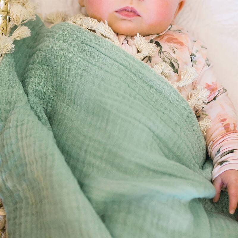 Crane Baby 6-Layer Muslin Blanket