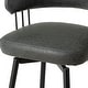 preview thumbnail 27 of 42, Glitzhome 26 or 31 Inches Modern Upholstered Swivel Counter Height Bar Stools