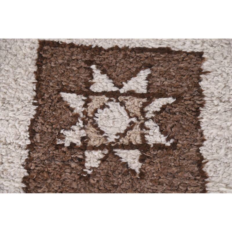 Tribal Anatolian Turkish Runner Rug Beige Wool Carpet - 3'4"x 12'3"
