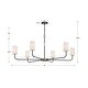 preview thumbnail 2 of 7, Crystorama Lighting Group NIL-70016 Niles 6 Light 54" Wide Chandelier