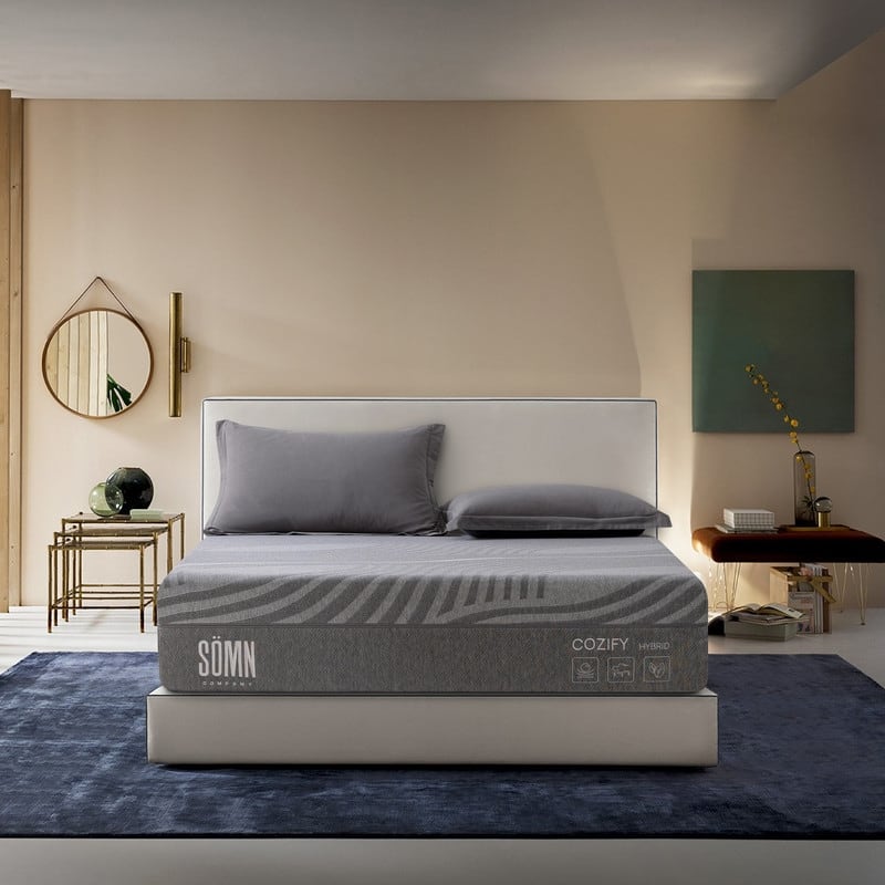 SÖMN Cozify 14 in. Gel Memory Foam Hybrid Mattress