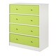 preview thumbnail 13 of 14, Ameriwood Home Mya Park Tall Dresser with 4 Fabric Bins
