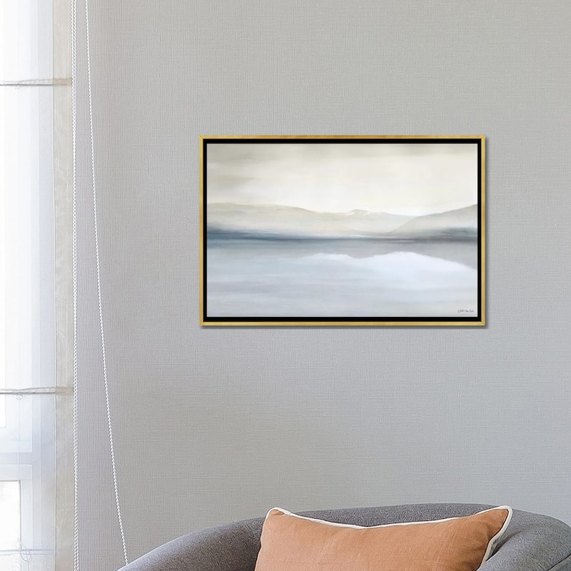 iCanvas "Lake Majesty" by Stellar Design Studio Framed Canvas Print