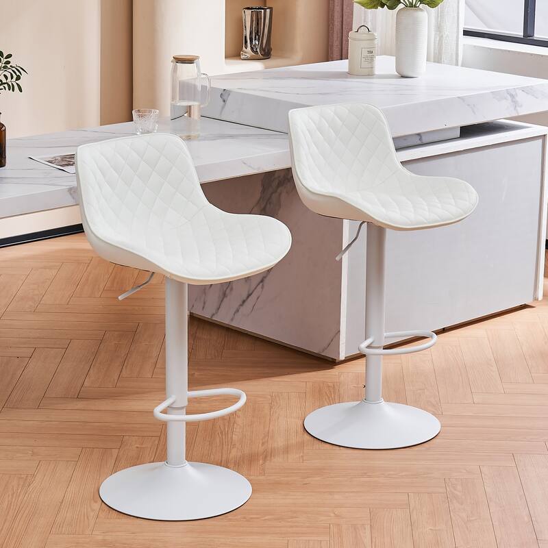 Counter Height Modern Barstools Set of 2 Kitchen Bar stools Side Counter Stools