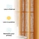 preview thumbnail 83 of 94, HLC.me Abbey Faux Linen Textured Semi Sheer Privacy Light Filtering Transparent Window Grommet Curtain Panels, Pair
