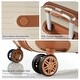preview thumbnail 22 of 38, ABS Hard Shell Lightweight Expandable Travel Luggage with 4 Packing Cubes, TSA Lock, Spinner Wheels