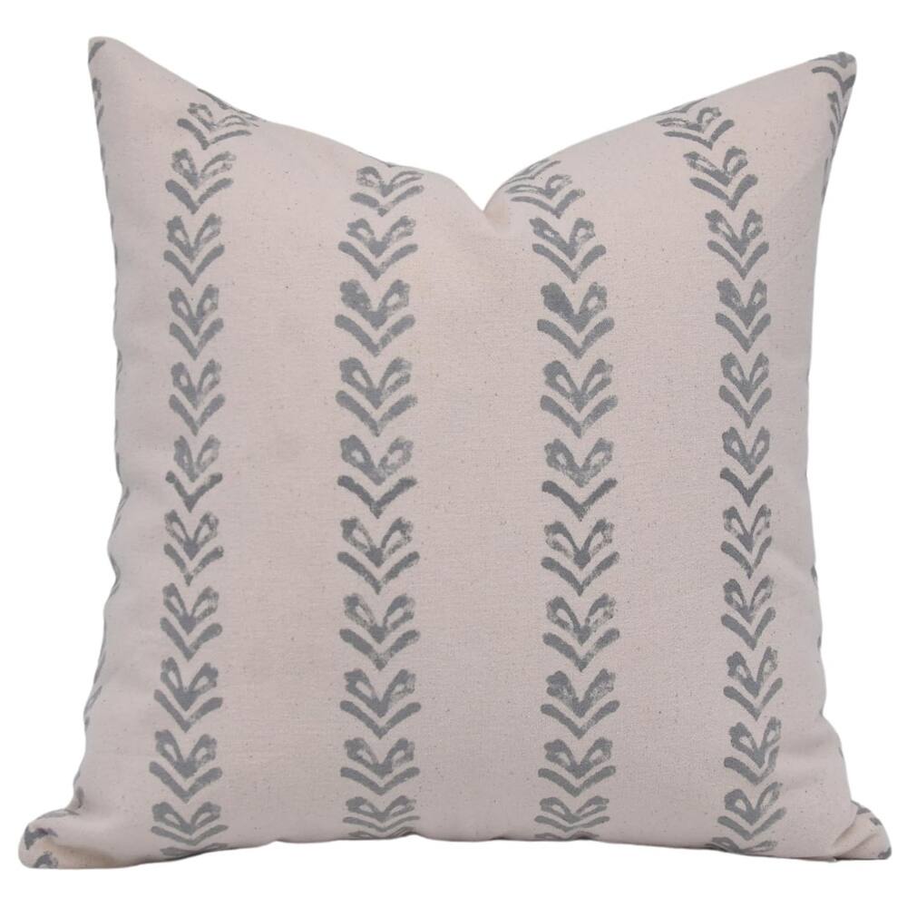Fabdivine Outdoor Sofa Block print pillow Cover