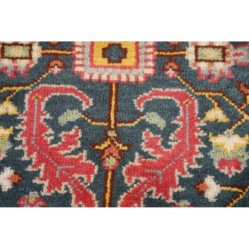 Oushak Oriental Foyer Rug Hand-Knotted Wool Carpet - 2'11"x 5'0"