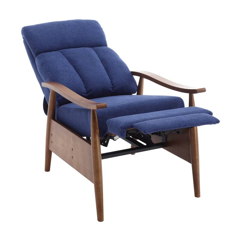 Blue 26.38" Adjustable Chaise Lounge Chair