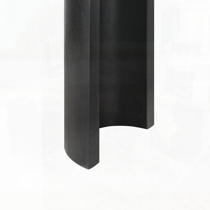 Elegant Console Table with Beaded Trim and Reversible Curved Legs,for Hallway, Living Room