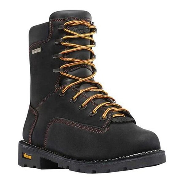 Danner Men's Gritstone 8" Alloy Toe Work Boot Black Full Grain Leather