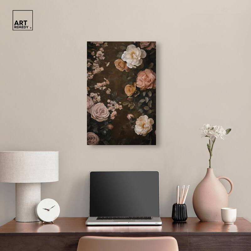 Faded Florals Fable II Canvas by Art Remedy, Gallery Wrapped