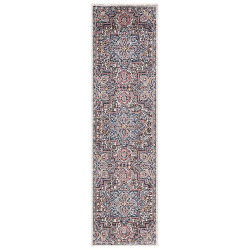 SAFAVIEH Astoria Mirabela Traditional Oriental Rug - 2'2" x 8' Runner - Ivory/Beige