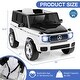 preview thumbnail 15 of 18, Costway Licensed Mercedes-Benz EQG Kids Ride On Car with Remote - See Details