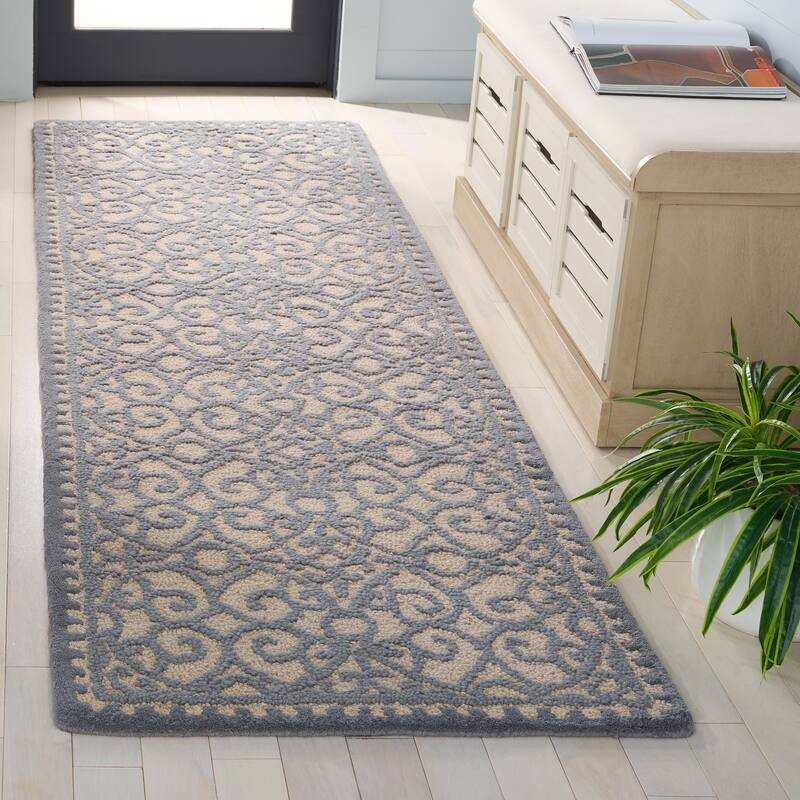 SAFAVIEH Handmade Cambridge Alodie Geometric Wool Rug