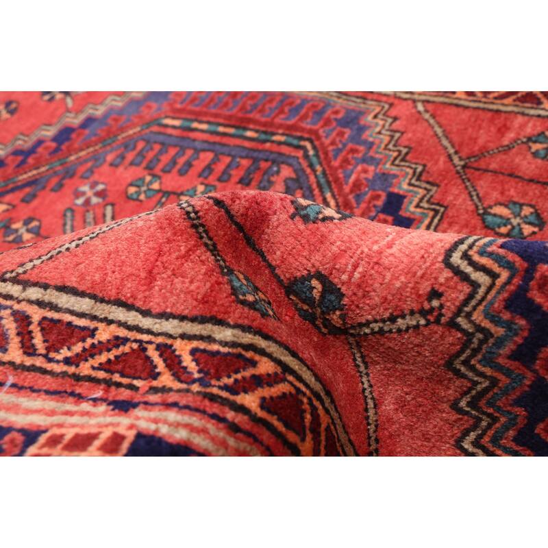 ECARPETGALLERY Hand-knotted Konya Anatolian Red Wool Rug - 3'6 x 12'0