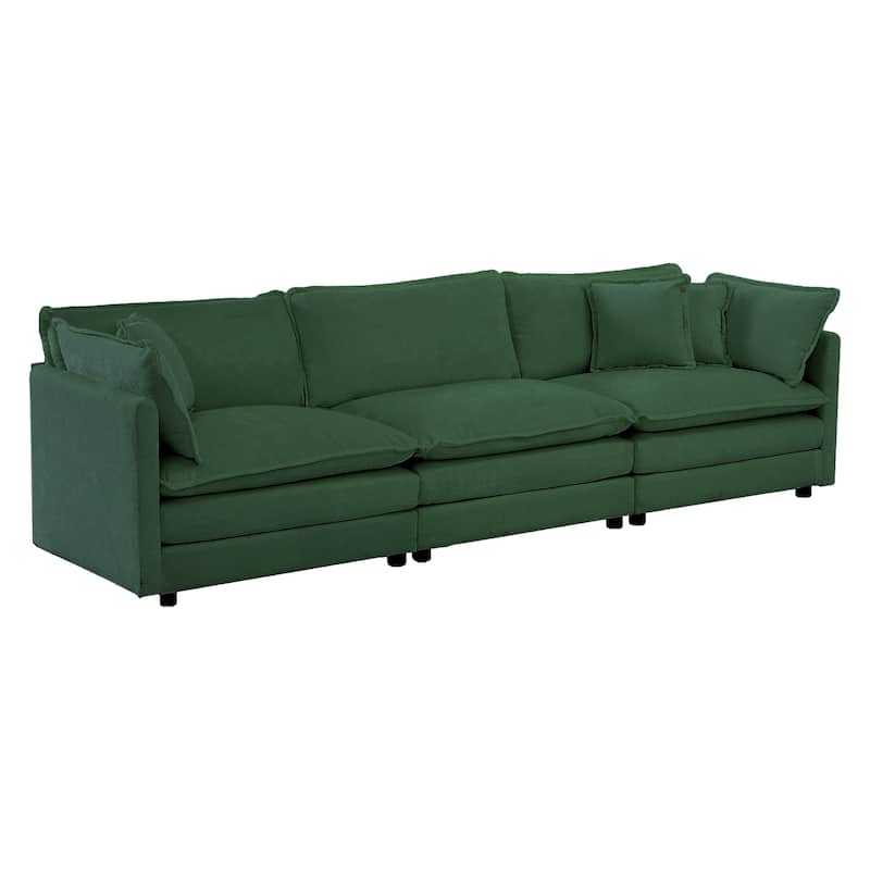 Comfortable Deep Seat Reversible Modular 6 Seater Sectional Super Soft