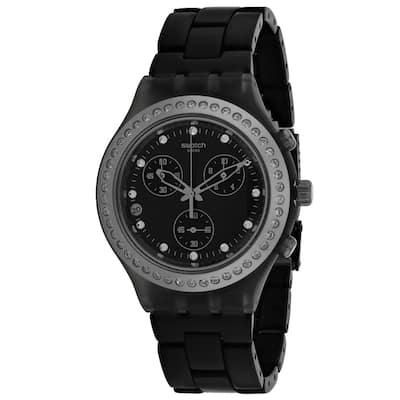 Swatch Women's Full Blooded Stoneheart Black Dial Watch - SVCM4009AG - 6 (36)