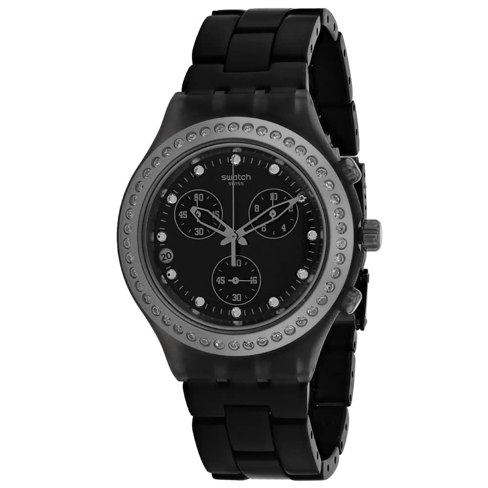 Swatch Women's Full Blooded Stoneheart Black Dial Watch - SVCM4009AG - 6 (36)