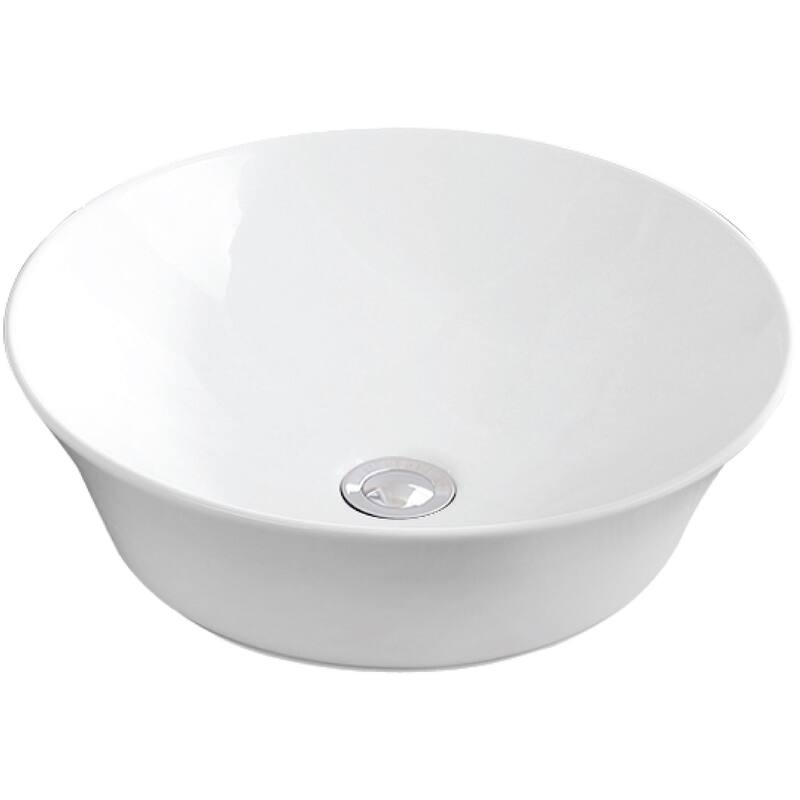 Karran USA VC-427 Valera 16-1/2" Circular Vitreous China Vessel - White