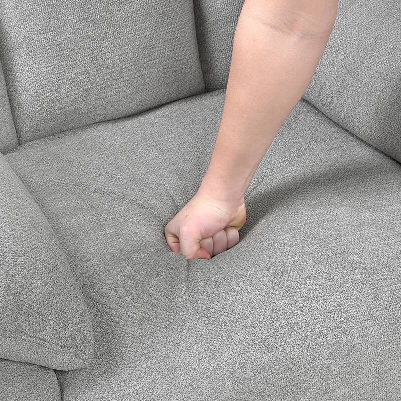 Alpina 38" Chenille Manual Rocker Recliner - Gentle Rocking Motion