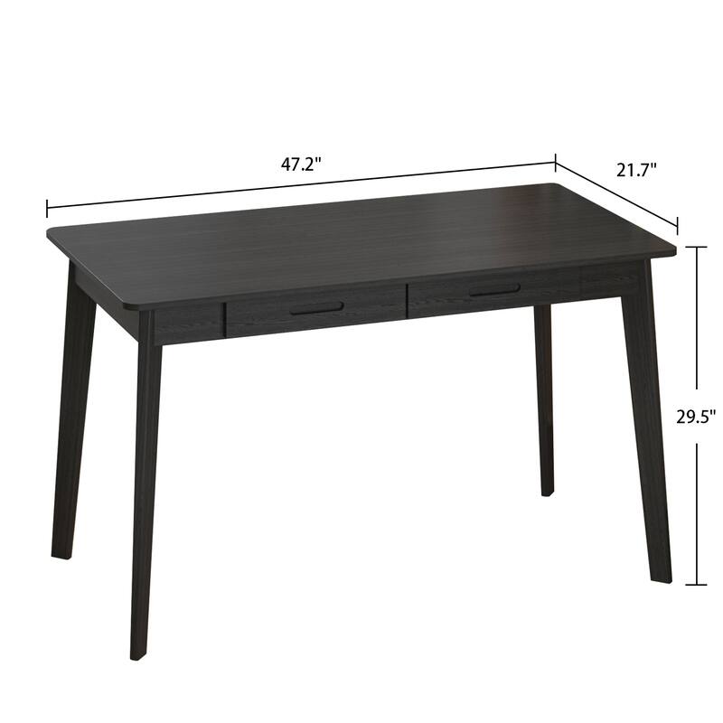 47.2"W Study Desk Writing Desk Simple
