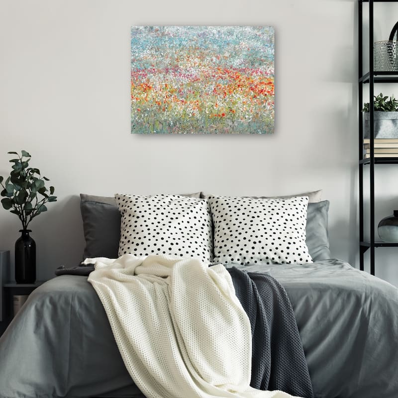 Flower Field By Studio Arts Canvas Art Print
