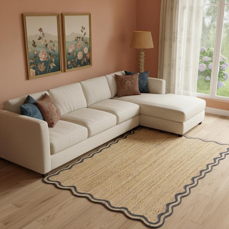 HomeRoots Solid Color Bohemian Rectangle Area Rug - 8' X 10' - 8' X 10'