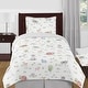 preview thumbnail 2 of 0, Farm Animals Collection 3-piece Twin Sheet Set - Watercolor Farmhouse Horse Cow Sheep Pig