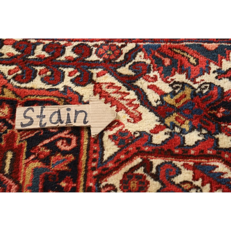 Hand Knotted Oriental 100% Wool Carpet Traditional Medallion Red Heriz Area Rug - 19' 3'' X 12' 0''