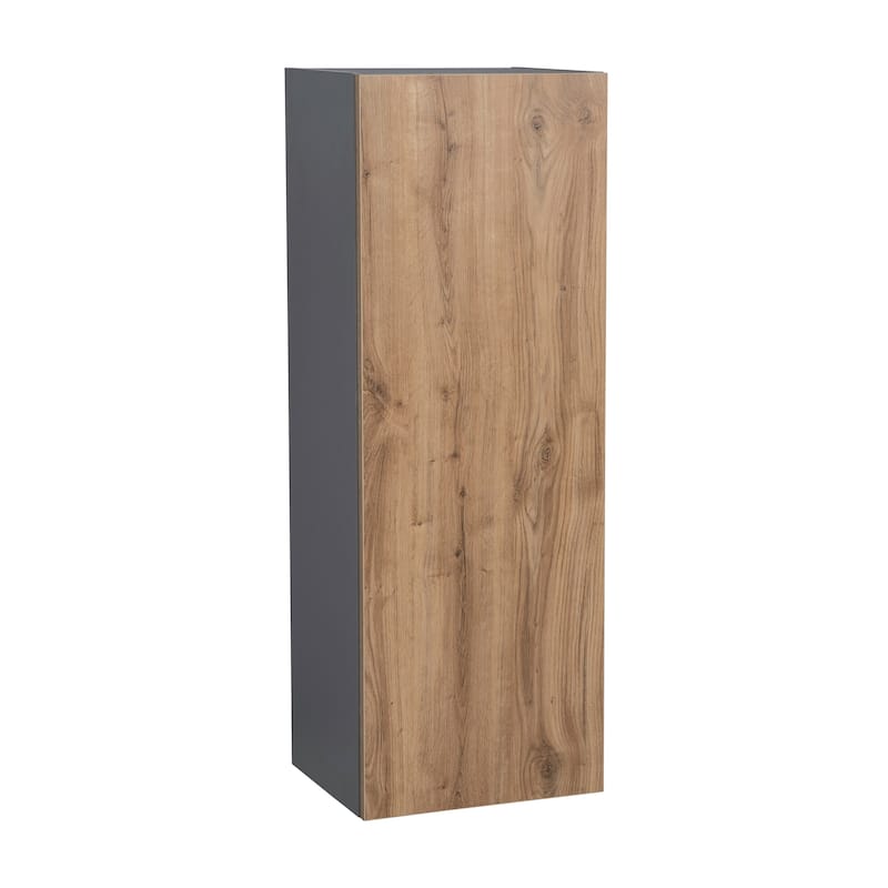 18" x 42" Wall Cabinet-Single Door-Grey - 18 x 42 x 12 - Brown