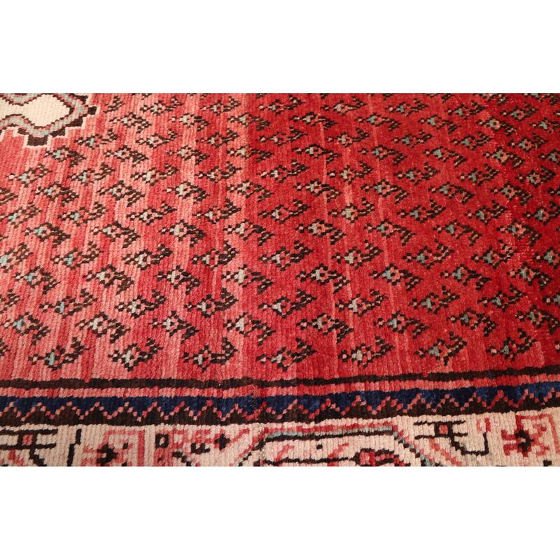 ECARPETGALLERY Hand-knotted Andelz Red Wool Rug - 3'2 x 9'10