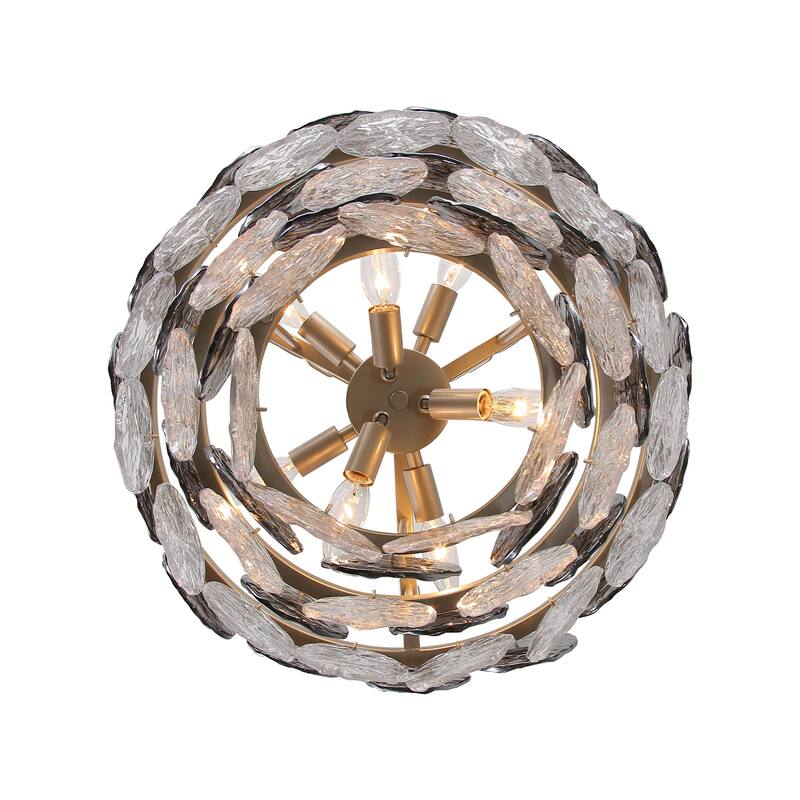 Golden Lighting 6007-20 Cascada 8 Light 21" Wide Pendant