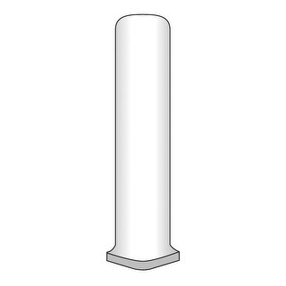 Emser Tile Perspective Pure - 1" x 6" Cove Base Corner Floor and Wall