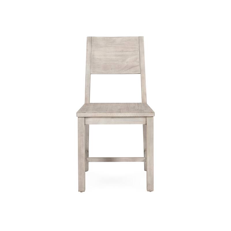 Driftwood Dining Chair Set of 2 in Antique Ivory, by Kosas Home