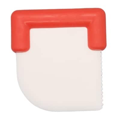 Handy Housewares Durable 3" Nylon Plastic Pan Scraper Tool with Serrated Blade & Anti-Slip Handle - Random Color