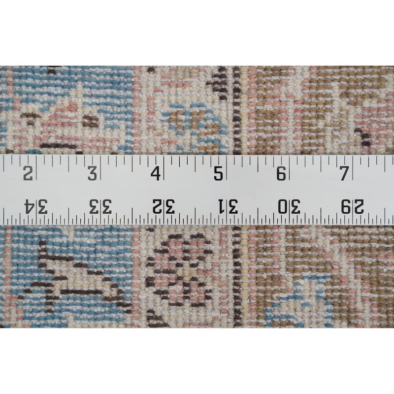 Hand Knotted Oriental 100% Wool Carpet Traditional Floral Pink Kerman Area Rug - 12' 9'' X 9' 8''
