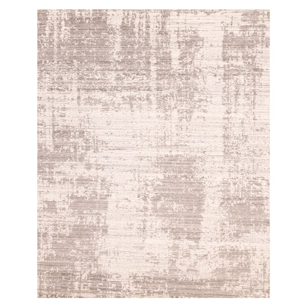 ECARPETGALLERY Hand Loomed Elysian Grey Rug - 7'10 x 9'10