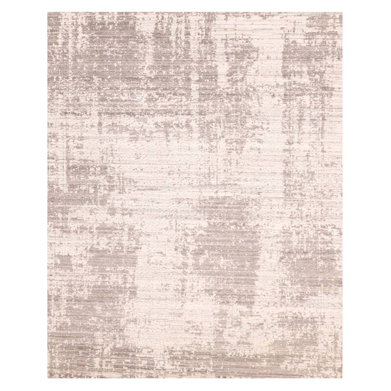 ECARPETGALLERY Hand Loomed Elysian Grey Rug - 7'10 x 9'10
