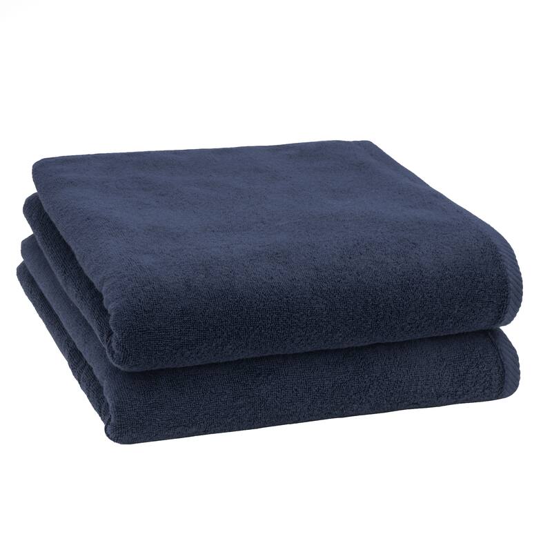 Authentic Hotel and Spa 100% Turkish Cotton Ediree Bath Towels - Set of 2