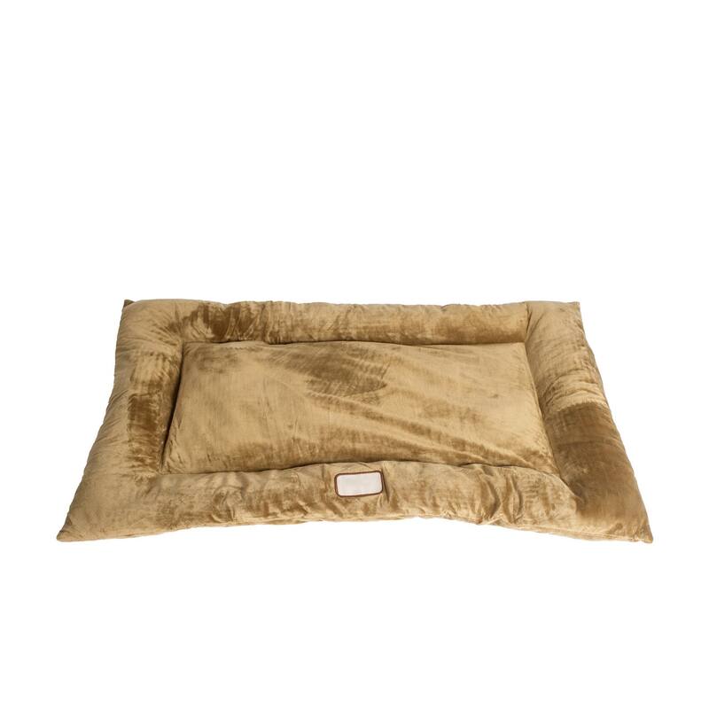 Pet Bed Mat, Dog Crate Soft Pad With Poly Fill Cushion