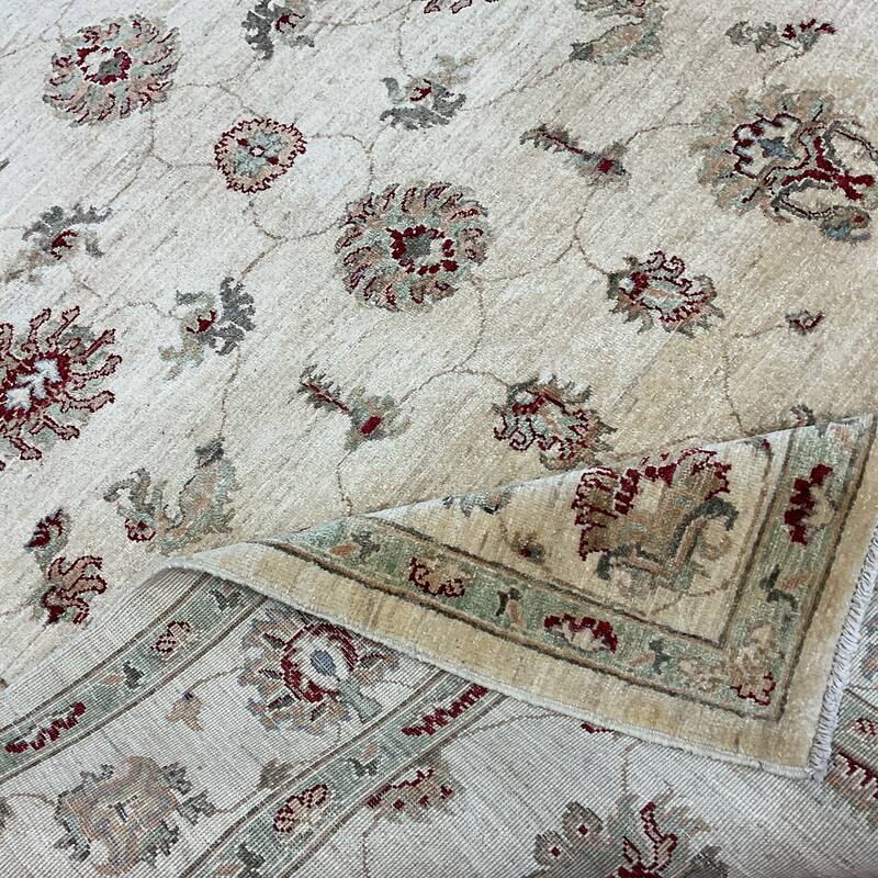 HERAT ORIENTAL Handmade Oushak Wool Rug - 5'7" x 7'11"