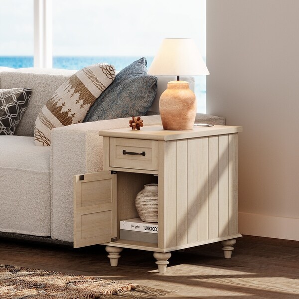 Well universal chairside table with power discount
